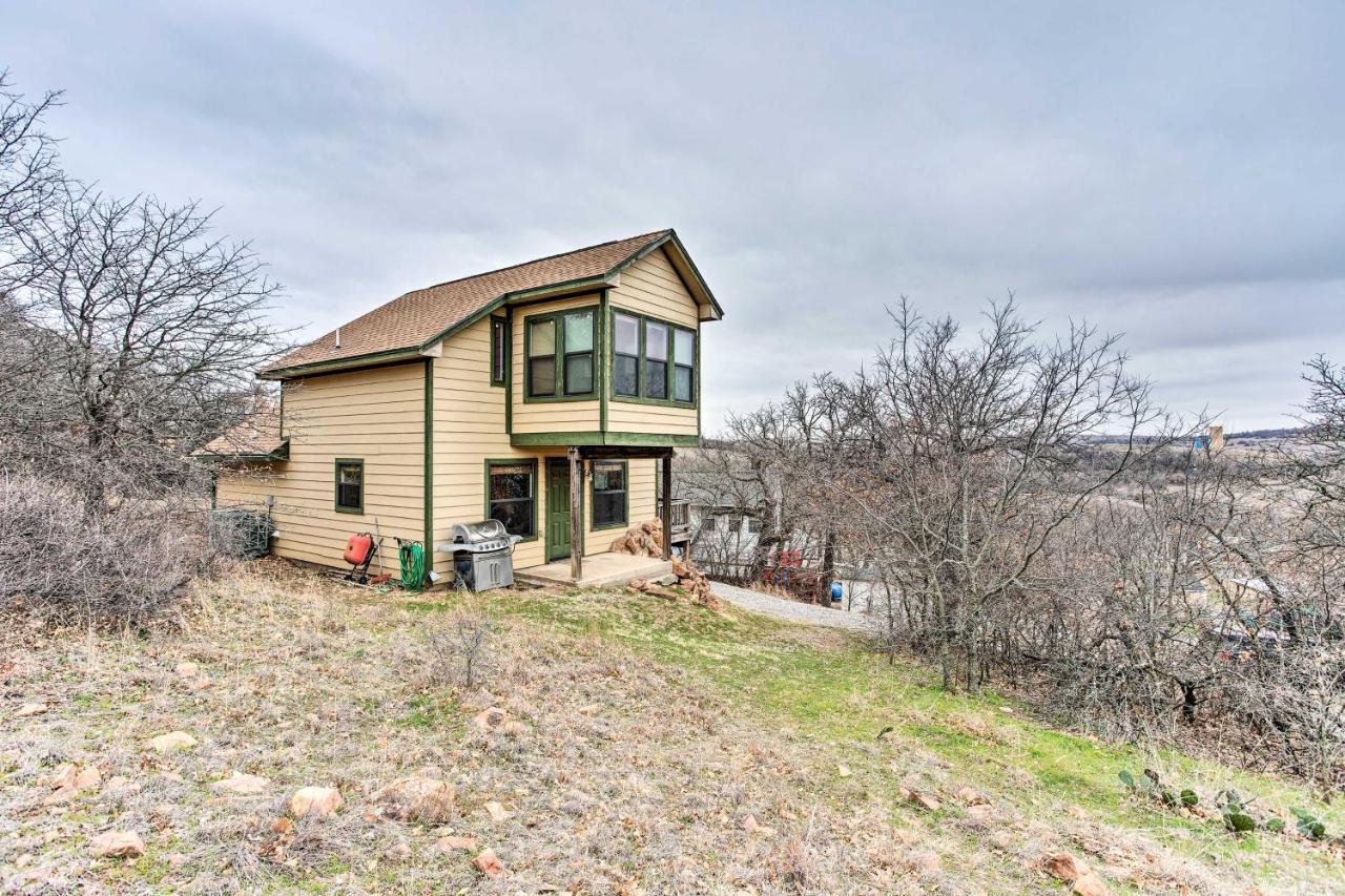 Medicine Park Cabin Rental With Mountain View Экстерьер фото