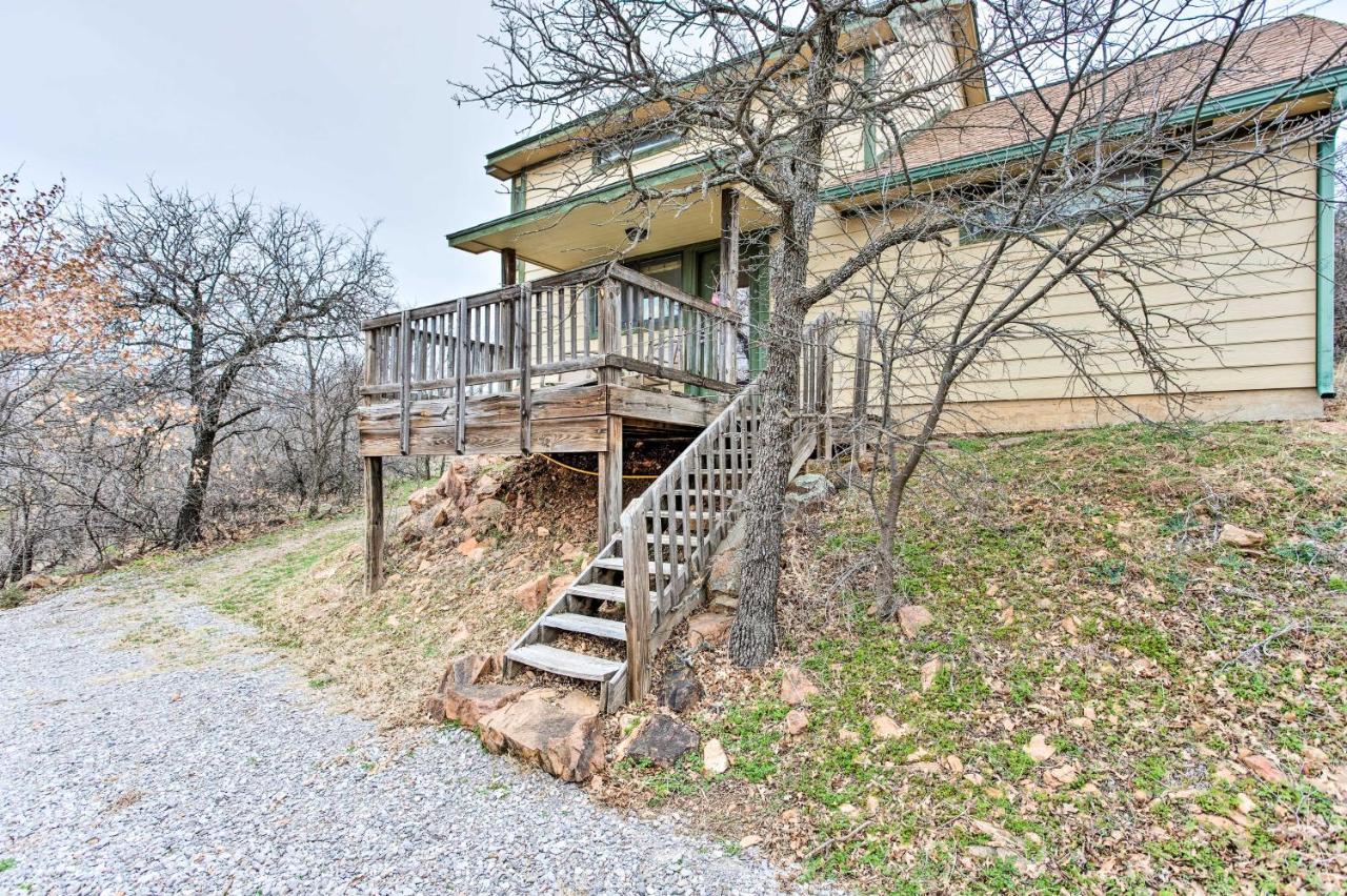 Medicine Park Cabin Rental With Mountain View Экстерьер фото